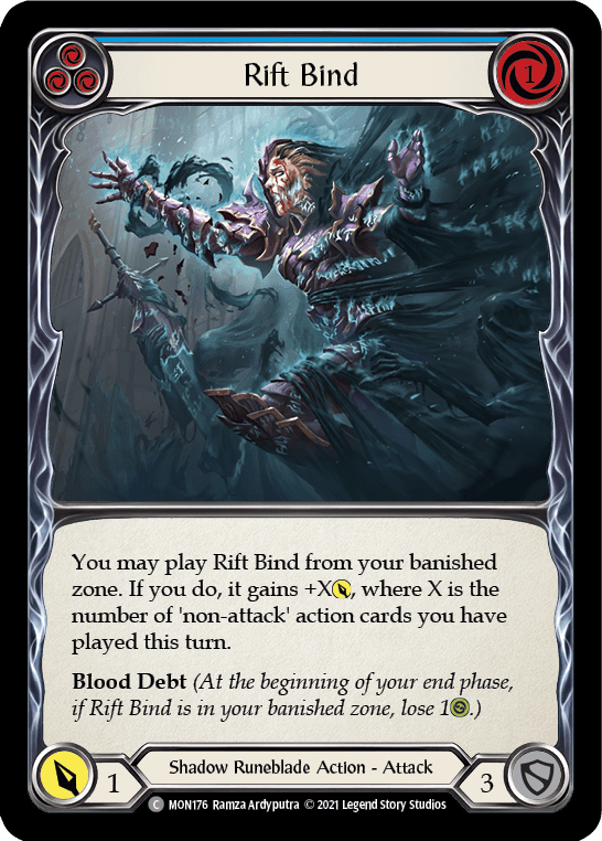 Rift Bind (Blue) [MON176] 1st Edition Normal - La Boîte Mystère ( The Mystery Box)