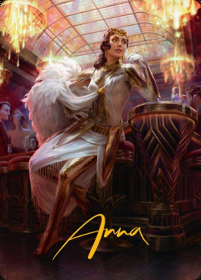 Elspeth Resplendent 1 Art Card (Gold-Stamped Signature) [Streets of New Capenna Art Series] - La Boîte Mystère ( The Mystery Box)