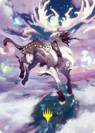 Hinata, Dawn-Crowned Art Card (Gold-Stamped Signature) [Kamigawa: Neon Dynasty Art Series] - La Boîte Mystère ( The Mystery Box)