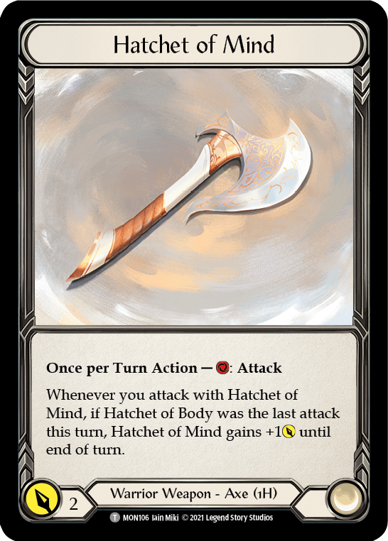 Spectral Shield //Hatchet of Mind [MON104 // MON106] 1st Edition Normal - La Boîte Mystère ( The Mystery Box)