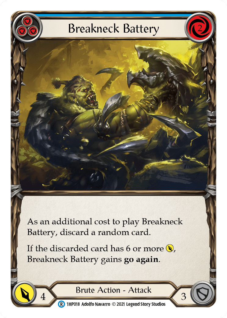 Breakneck Battery (Blue) [1HP018] - La Boîte Mystère ( The Mystery Box)