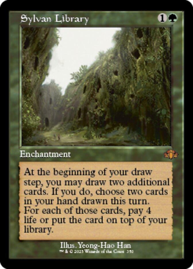 Sylvan Library (Retro) [Dominaria Remastered] - La Boîte Mystère ( The Mystery Box)