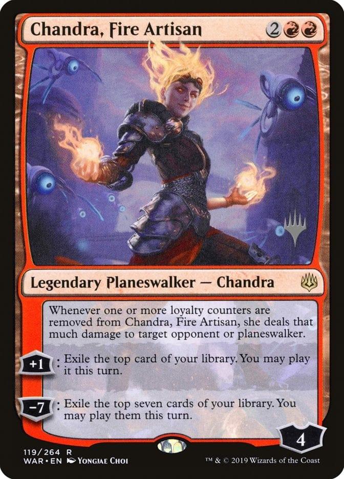 Chandra, Fire Artisan (Promo Pack) [War of the Spark Promos] - La Boîte Mystère ( The Mystery Box)