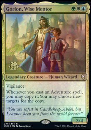 Gorion, Wise Mentor [Commander Legends: Battle for Baldur's Gate Prerelease Promos] - La Boîte Mystère ( The Mystery Box)