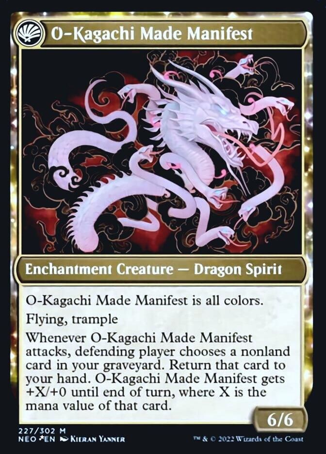 The Kami War // O-Kagachi Made Manifest [Kamigawa: Neon Dynasty Prerelease Promos] - La Boîte Mystère ( The Mystery Box)