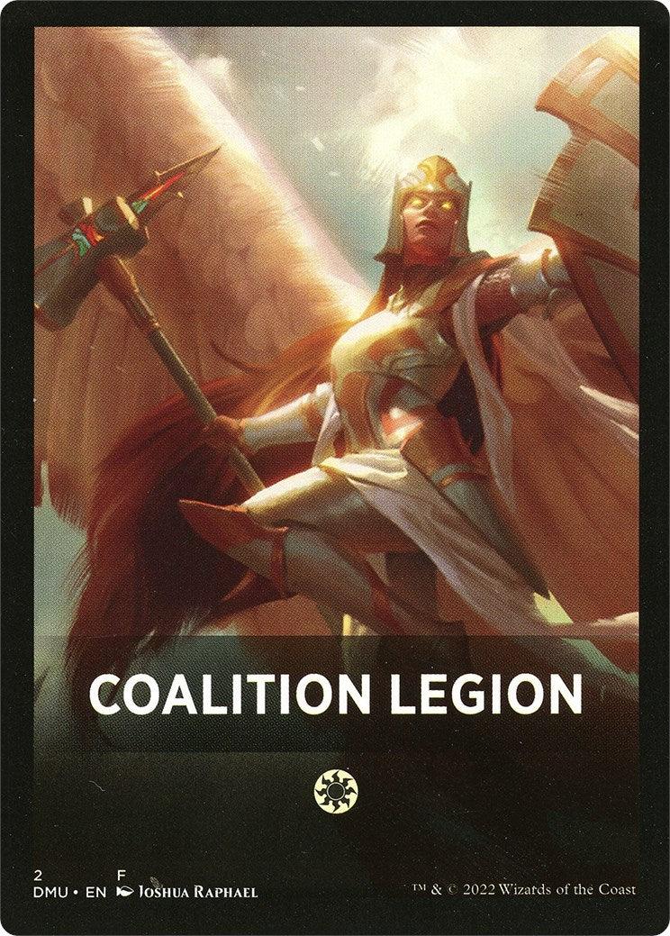 Coalition Legion Theme Card [Dominaria United Tokens] - La Boîte Mystère ( The Mystery Box)