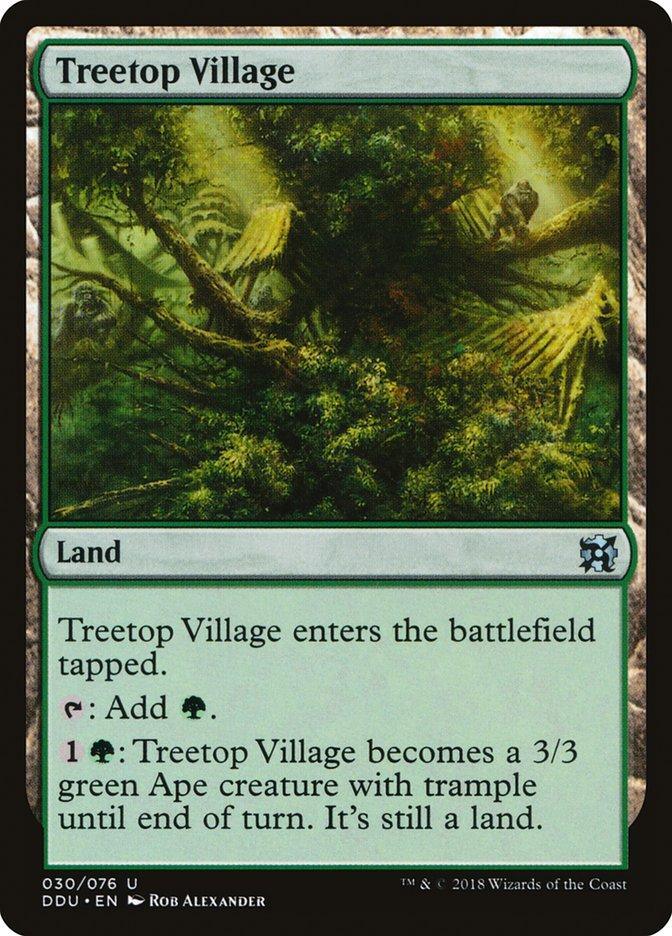 Treetop Village [Duel Decks: Elves vs. Inventors] - La Boîte Mystère ( The Mystery Box)
