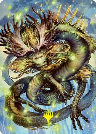 Kura, the Boundless Sky Art Card (Gold-Stamped Signature) [Kamigawa: Neon Dynasty Art Series] - La Boîte Mystère ( The Mystery Box)