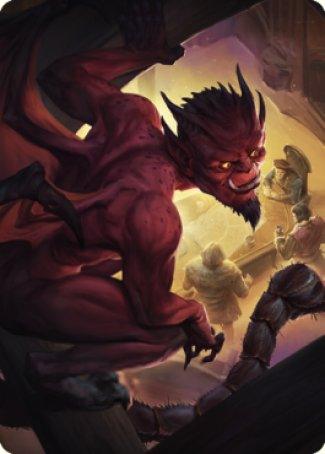 Nefarious Imp Art Card [Commander Legends: Battle for Baldur's Gate Art Series] - La Boîte Mystère ( The Mystery Box)