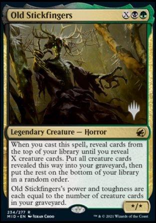 Old Stickfingers (Promo Pack) [Innistrad: Midnight Hunt Promos] - La Boîte Mystère ( The Mystery Box)