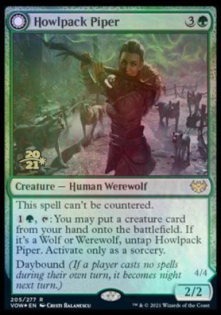 Howlpack Piper // Wildsong Howler [Innistrad: Crimson Vow Prerelease Promos] - La Boîte Mystère ( The Mystery Box)
