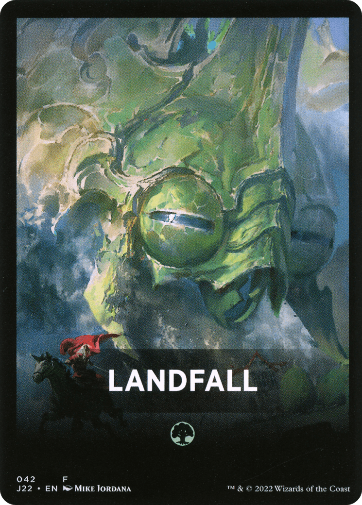 Landfall Theme Card [Jumpstart 2022 Front Cards] - La Boîte Mystère ( The Mystery Box)
