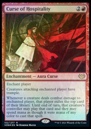 Curse of Hospitality [Innistrad: Crimson Vow Prerelease Promos] - La Boîte Mystère ( The Mystery Box)