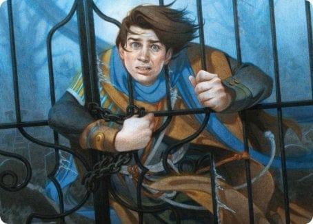 Locked in the Cemetery Art Card [Innistrad: Midnight Hunt Art Series] - La Boîte Mystère ( The Mystery Box)
