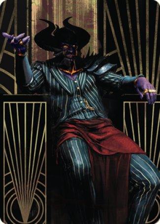 Ob Nixilis, the Adversary 2 Art Card [Streets of New Capenna Art Series] - La Boîte Mystère ( The Mystery Box)