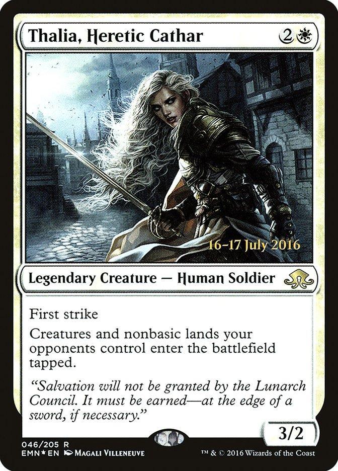 Thalia, Heretic Cathar [Eldritch Moon Prerelease Promos] - La Boîte Mystère ( The Mystery Box)
