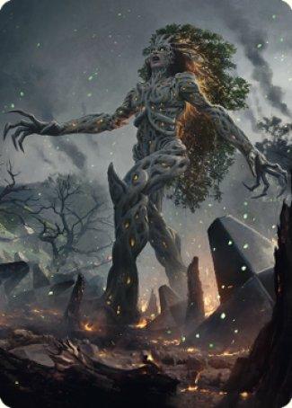 Titania, Gaea Incarnate Art Card [The Brothers' War Art Series] - La Boîte Mystère ( The Mystery Box)
