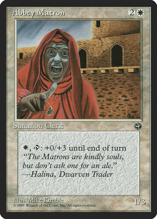 Abbey Matron (Halina Flavor Text) [Homelands] - La Boîte Mystère ( The Mystery Box)