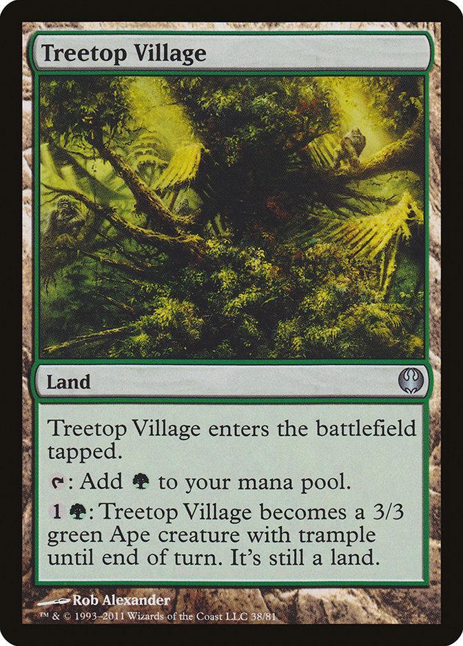 Treetop Village [Duel Decks: Knights vs. Dragons] - La Boîte Mystère ( The Mystery Box)