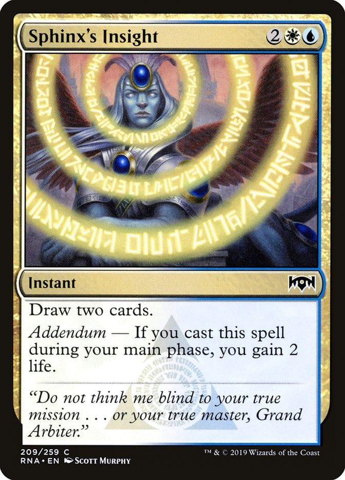 Sphinx's Insight [Ravnica Allegiance] - La Boîte Mystère ( The Mystery Box)