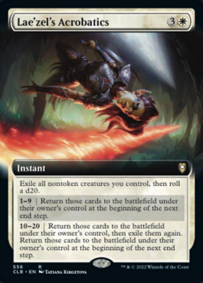 Lae'zel's Acrobatics (Extended Art) [Commander Legends: Battle for Baldur's Gate] - La Boîte Mystère ( The Mystery Box)
