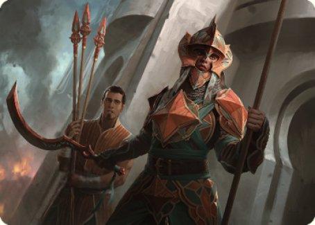 Siege Veteran Art Card [The Brothers' War Art Series] - La Boîte Mystère ( The Mystery Box)