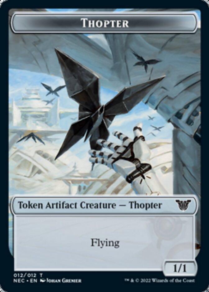 Thopter // Spirit (002) Double-sided Token [Kamigawa: Neon Dynasty Commander Tokens] - La Boîte Mystère ( The Mystery Box)