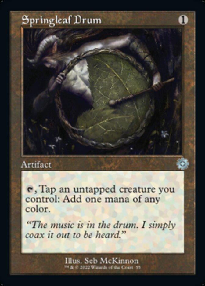 Springleaf Drum (Retro) [The Brothers' War Retro Artifacts] - La Boîte Mystère ( The Mystery Box)