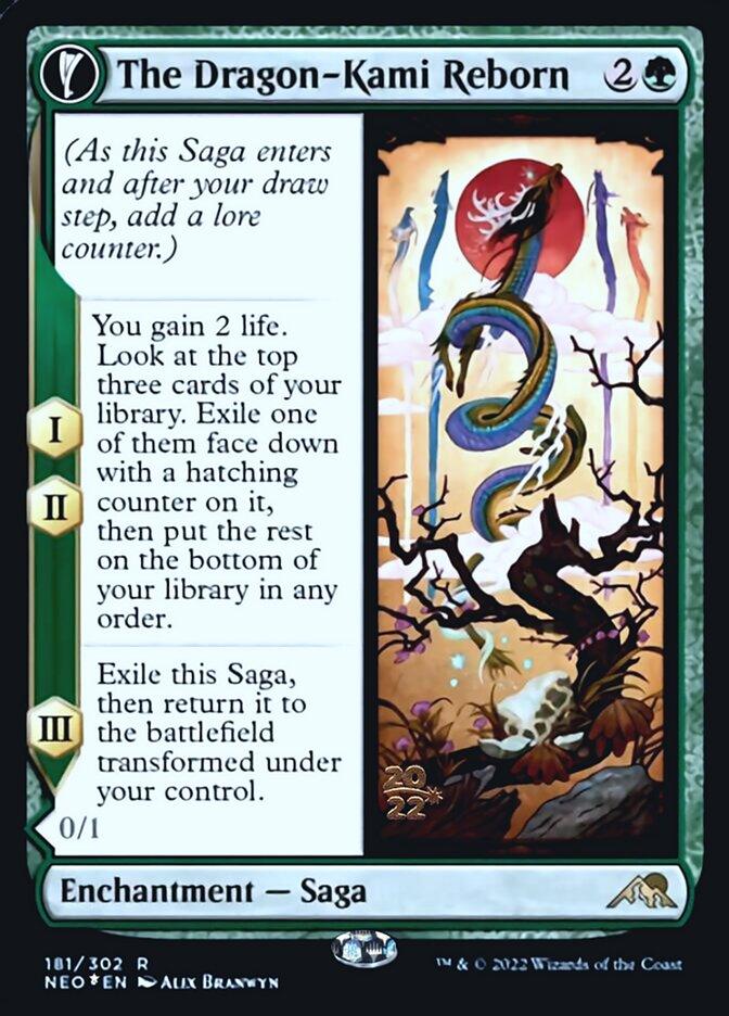 The Dragon-Kami Reborn // Dragon-Kami's Egg [Kamigawa: Neon Dynasty Prerelease Promos] - La Boîte Mystère ( The Mystery Box)
