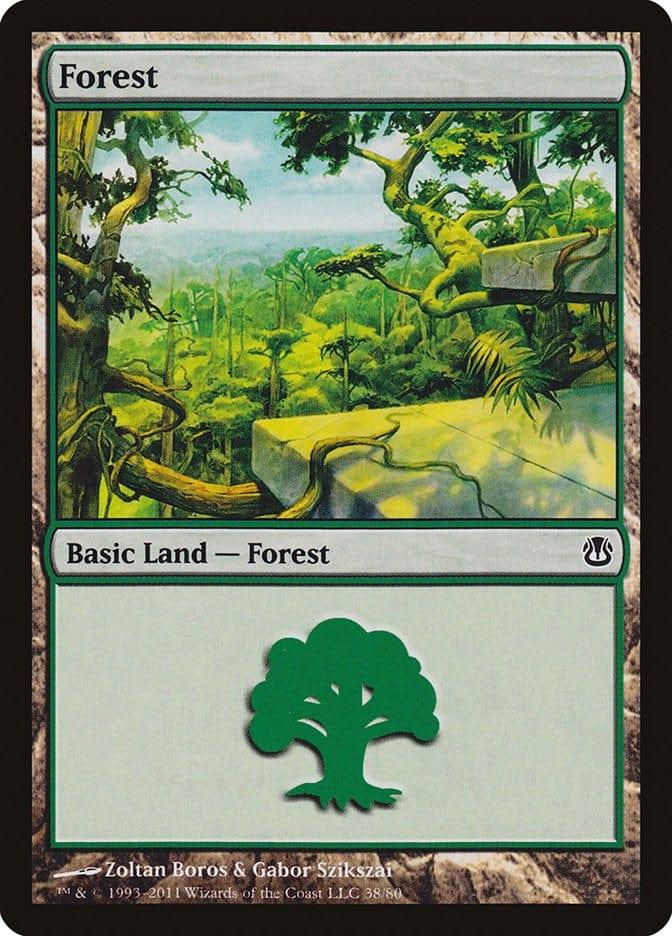 Forest (38) [Duel Decks: Ajani vs. Nicol Bolas] - La Boîte Mystère ( The Mystery Box)