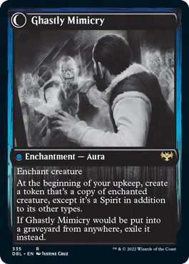 Mirrorhall Mimic // Ghastly Mimicry [Innistrad: Double Feature] - La Boîte Mystère ( The Mystery Box)