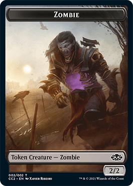 Snake // Zombie Double-sided Token [Commander Collection: Black Tokens] - La Boîte Mystère ( The Mystery Box)