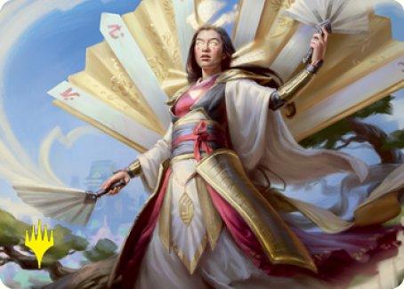 Imperial Subduer Art Card (Gold-Stamped Signature) [Kamigawa: Neon Dynasty Art Series] - La Boîte Mystère ( The Mystery Box)