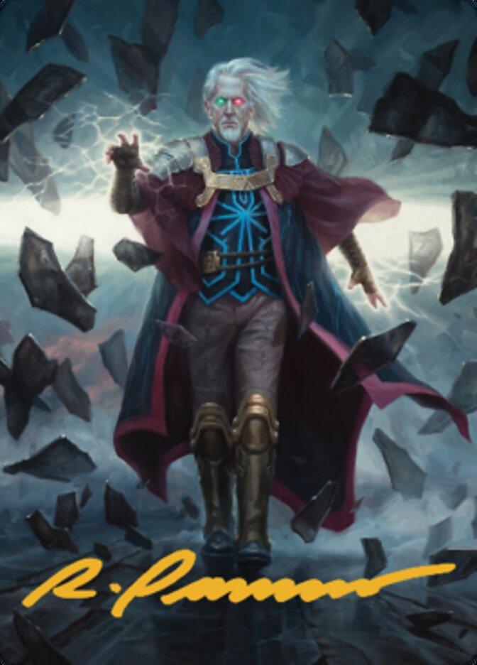 Urza, Planeswalker Art Card (Gold-Stamped Signature) [The Brothers' War Art Series] - La Boîte Mystère ( The Mystery Box)