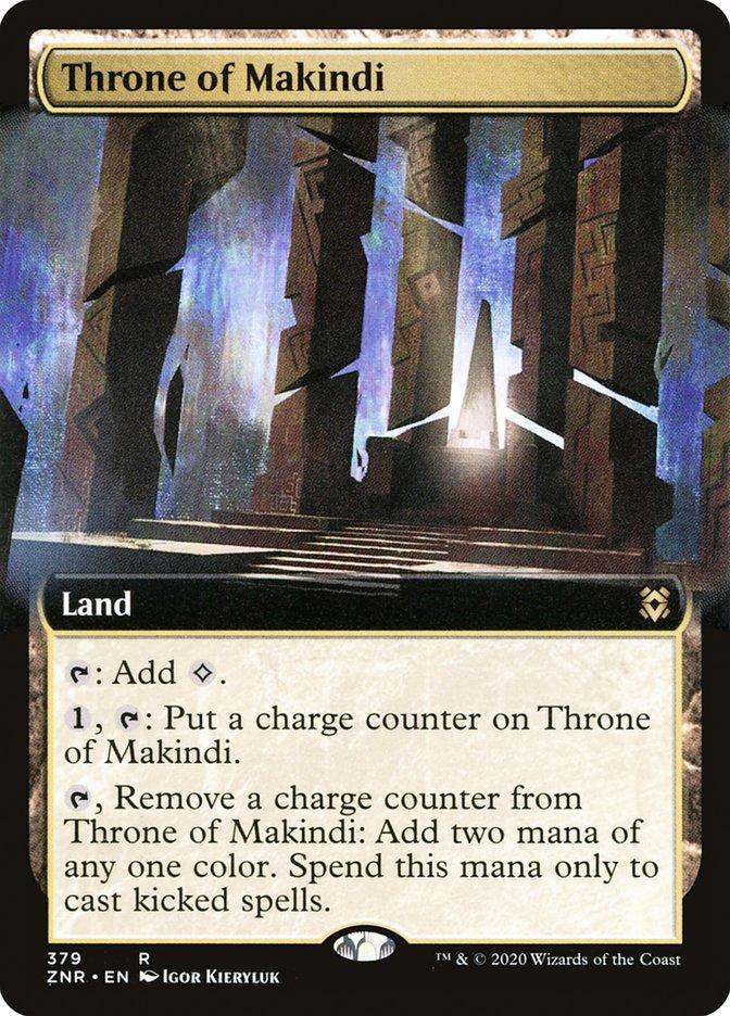 Throne of Makindi (Extended) [Zendikar Rising Extended Art] - La Boîte Mystère ( The Mystery Box)