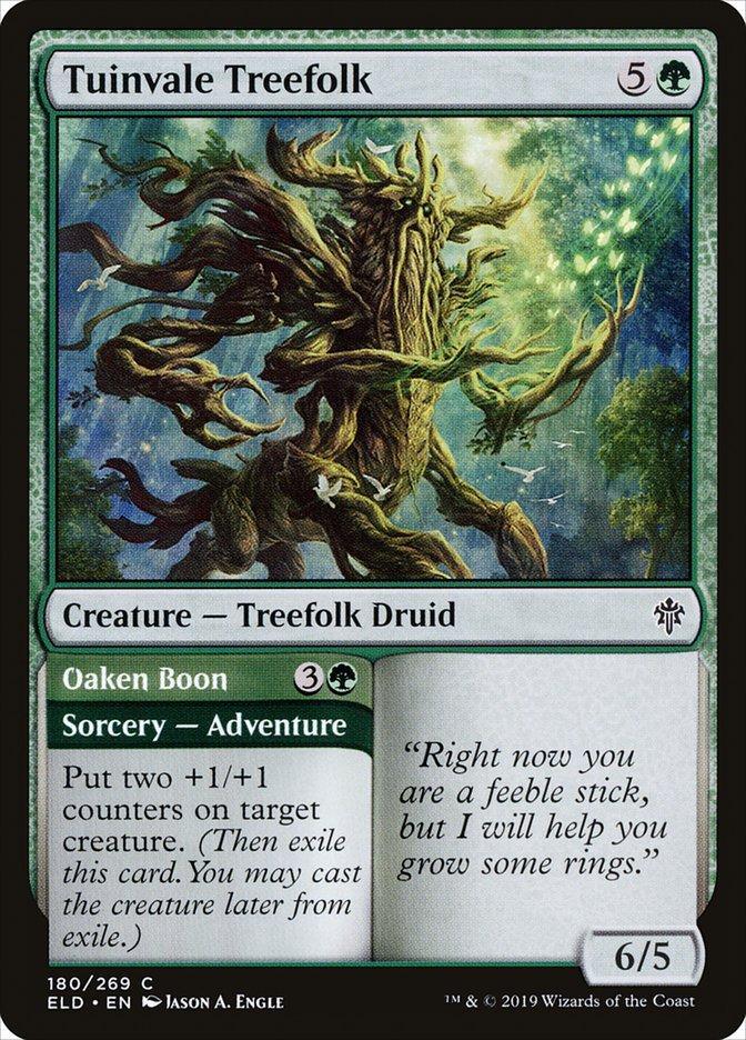 Tuinvale Treefolk // Oaken Boon [Throne of Eldraine] - La Boîte Mystère ( The Mystery Box)