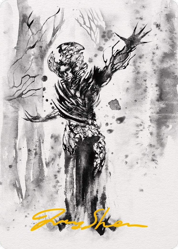 Rustvine Cultivator Art Card (Gold-Stamped Signature) [Phyrexia: All Will Be One Art Series] - La Boîte Mystère ( The Mystery Box)