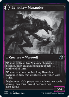 Baneblade Scoundrel // Baneclaw Marauder [Innistrad: Double Feature] - La Boîte Mystère ( The Mystery Box)