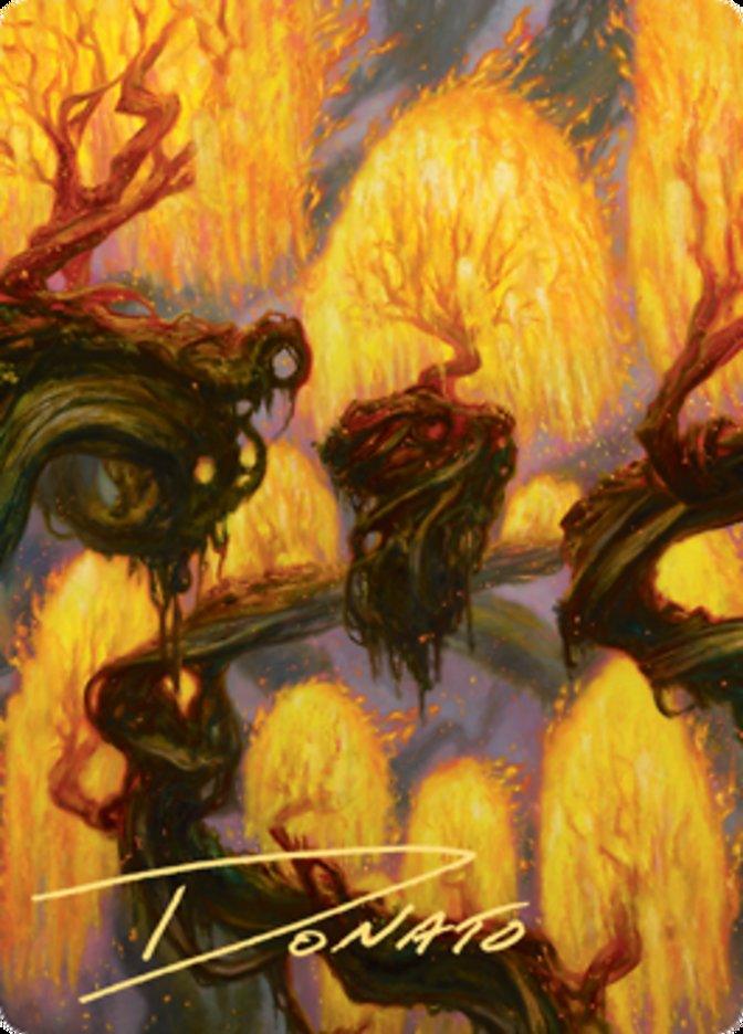 Grove of the Burnwillows Art Card (Gold-Stamped Signature) [Zendikar Rising Art Series] - La Boîte Mystère ( The Mystery Box)