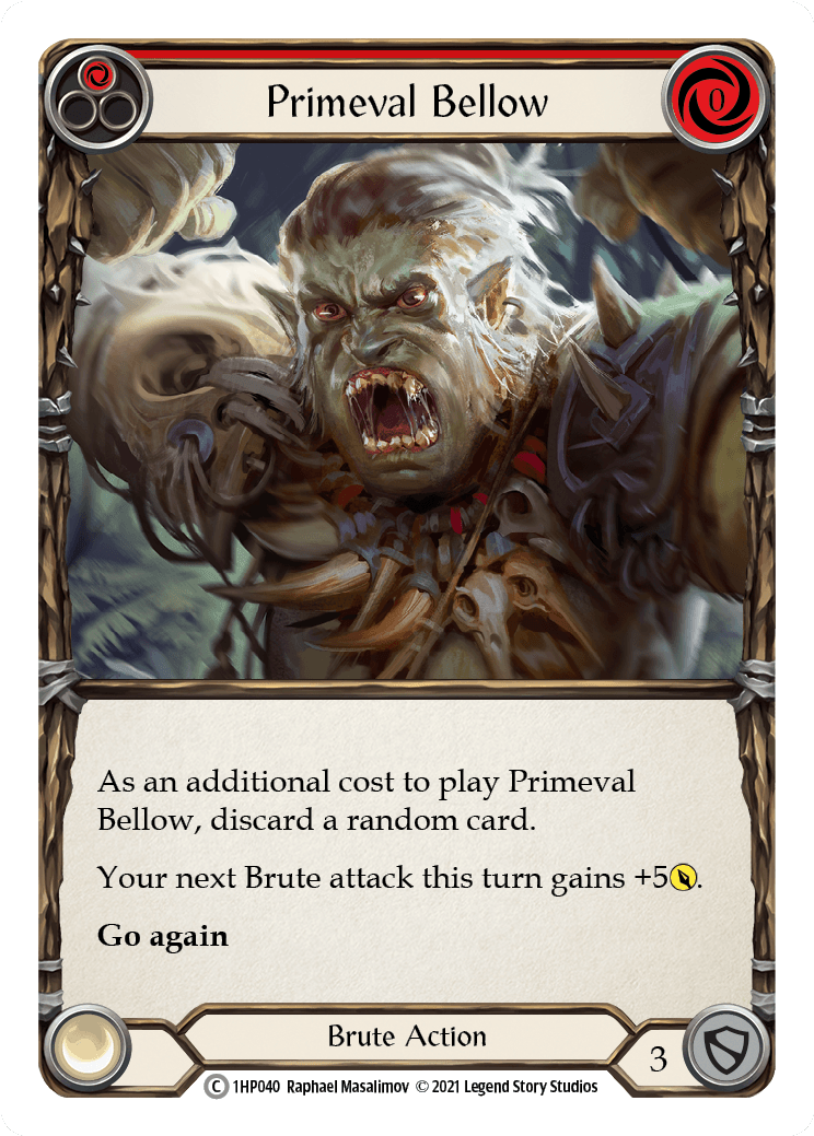 Primeval Bellow (Red) [1HP040] - La Boîte Mystère ( The Mystery Box)