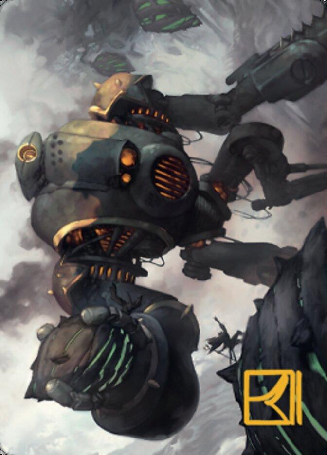 Rust Goliath Art Card (Gold-Stamped Signature) [The Brothers' War Art Series] - La Boîte Mystère ( The Mystery Box)