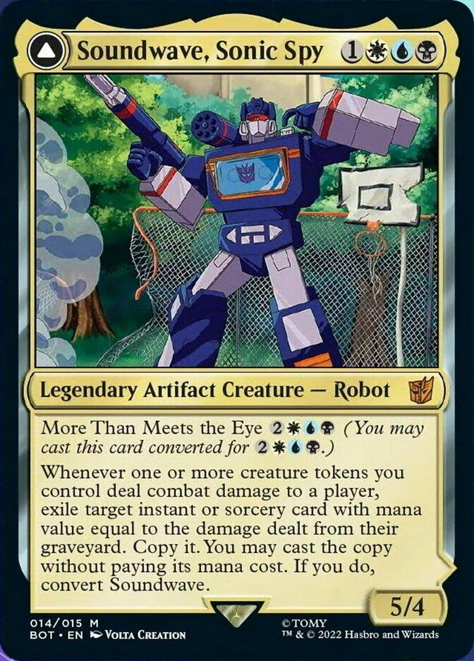 Soundwave, Sonic Spy // Soundwave, Superior Captain [Universes Beyond: Transformers] - La Boîte Mystère ( The Mystery Box)