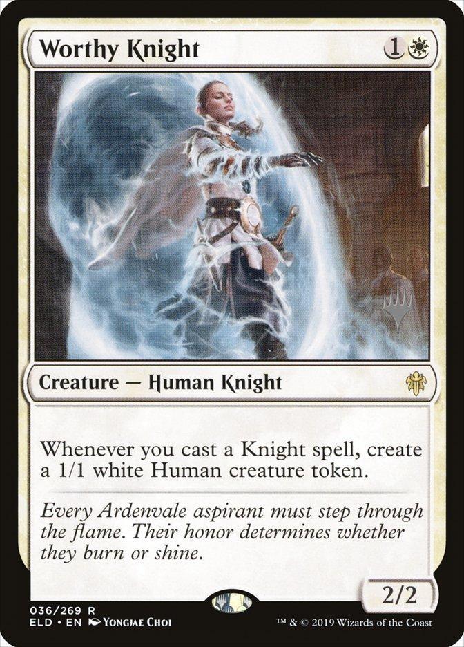 Worthy Knight (Promo Pack) [Throne of Eldraine Promos] - La Boîte Mystère ( The Mystery Box)