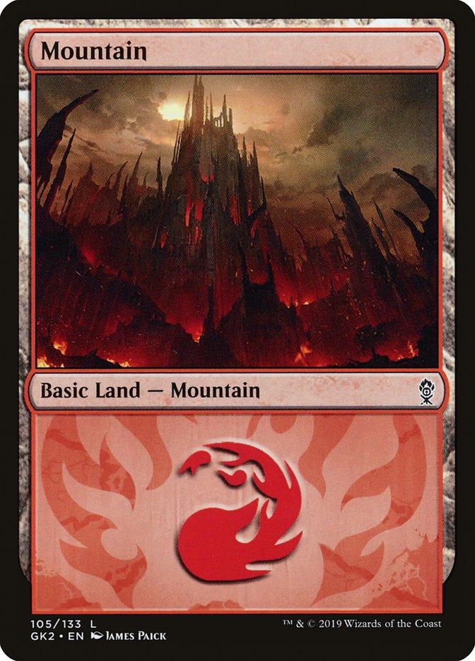 Mountain (105) [Ravnica Allegiance Guild Kit] - La Boîte Mystère ( The Mystery Box)