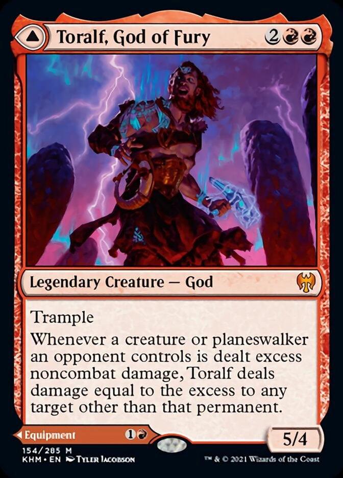 Toralf, God of Fury // Toralf's Hammer [Kaldheim] - La Boîte Mystère ( The Mystery Box)