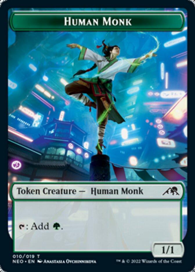Human Monk Token [Kamigawa: Neon Dynasty Tokens] - La Boîte Mystère ( The Mystery Box)