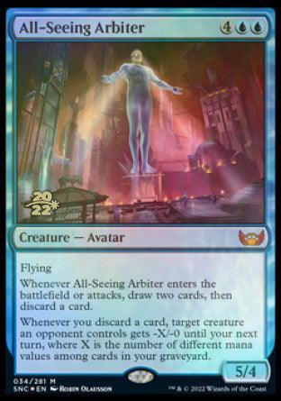 All-Seeing Arbiter [Streets of New Capenna Prerelease Promos] - La Boîte Mystère ( The Mystery Box)