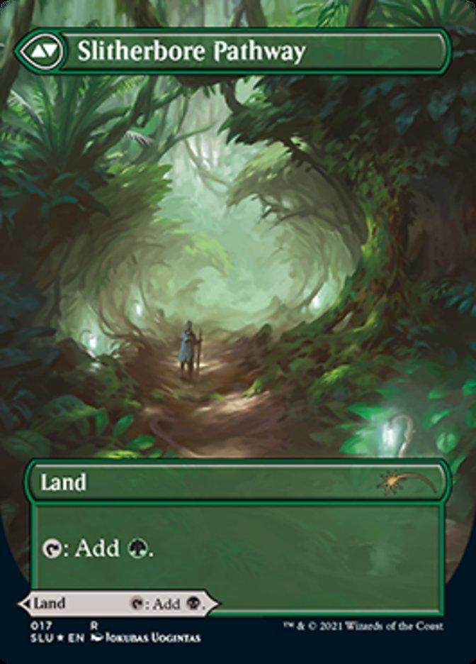 Darkbore Pathway // Slitherbore Pathway (Borderless) [Secret Lair: Ultimate Edition 2] - La Boîte Mystère ( The Mystery Box)