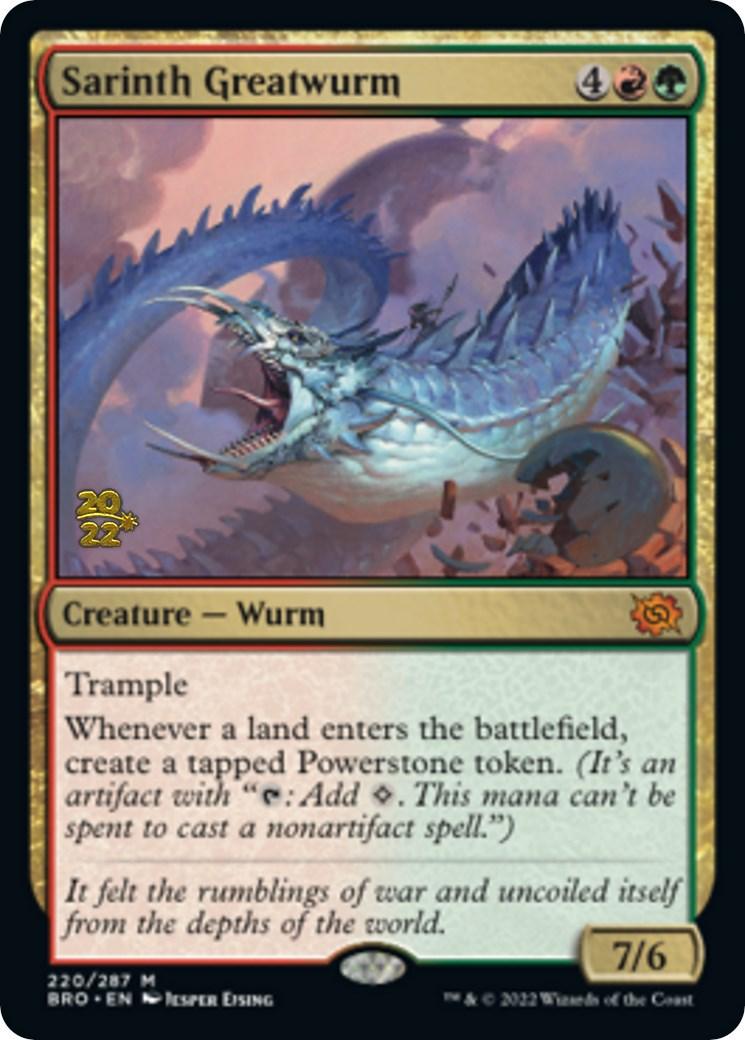 Sarinth Greatwurm [The Brothers' War: Prerelease Promos] - La Boîte Mystère ( The Mystery Box)