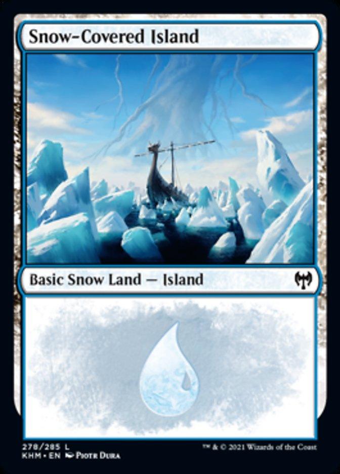 Snow-Covered Island (278) [Kaldheim] - La Boîte Mystère ( The Mystery Box)